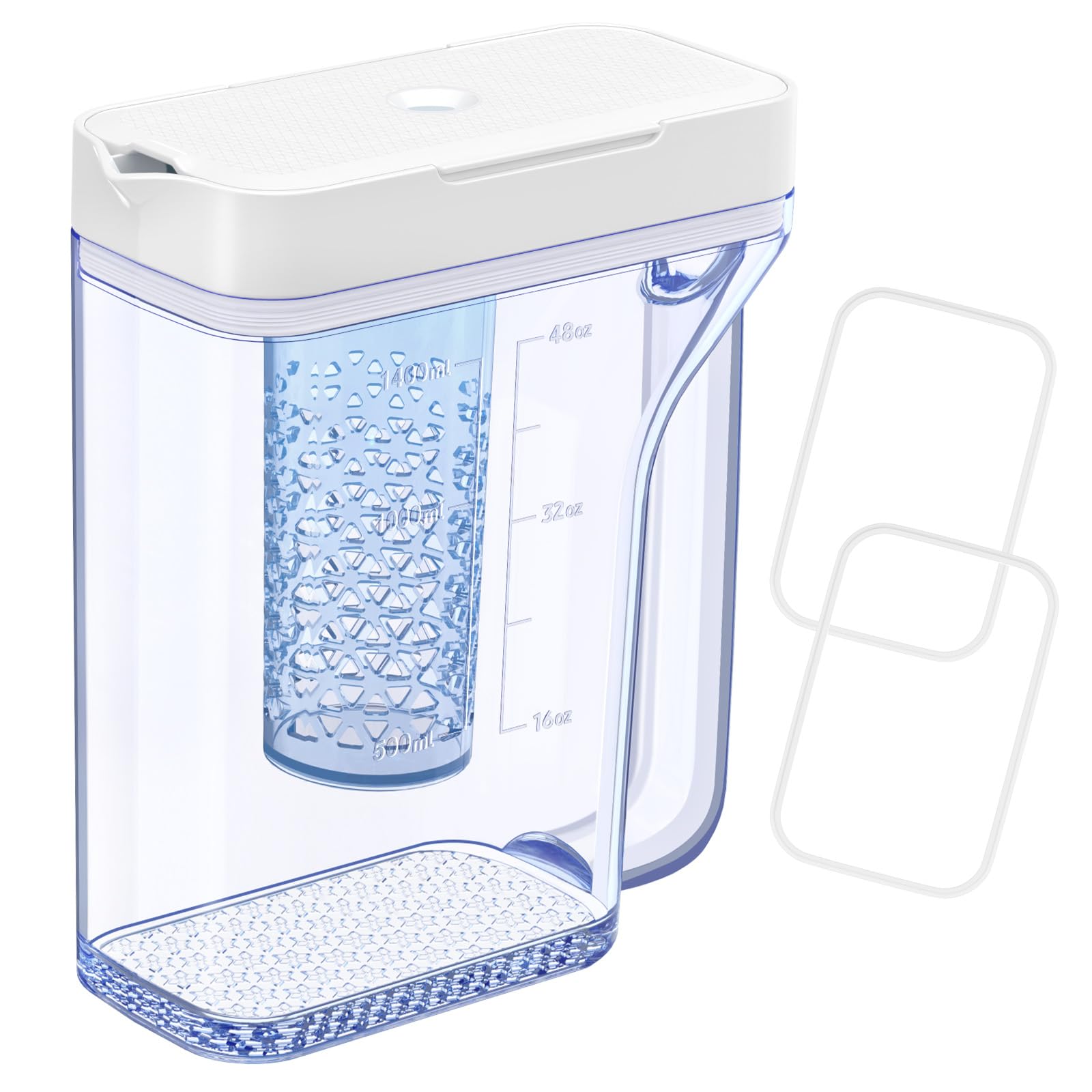 Upgraded DA97-17395A Water Pitcher Reservoir Compatible with Samsung Water Pitcher for Fridge Door Replacement No Leak Samsung Refrigerator Parts RF23M8570SR RF23M8090SR Fridge Container Tank