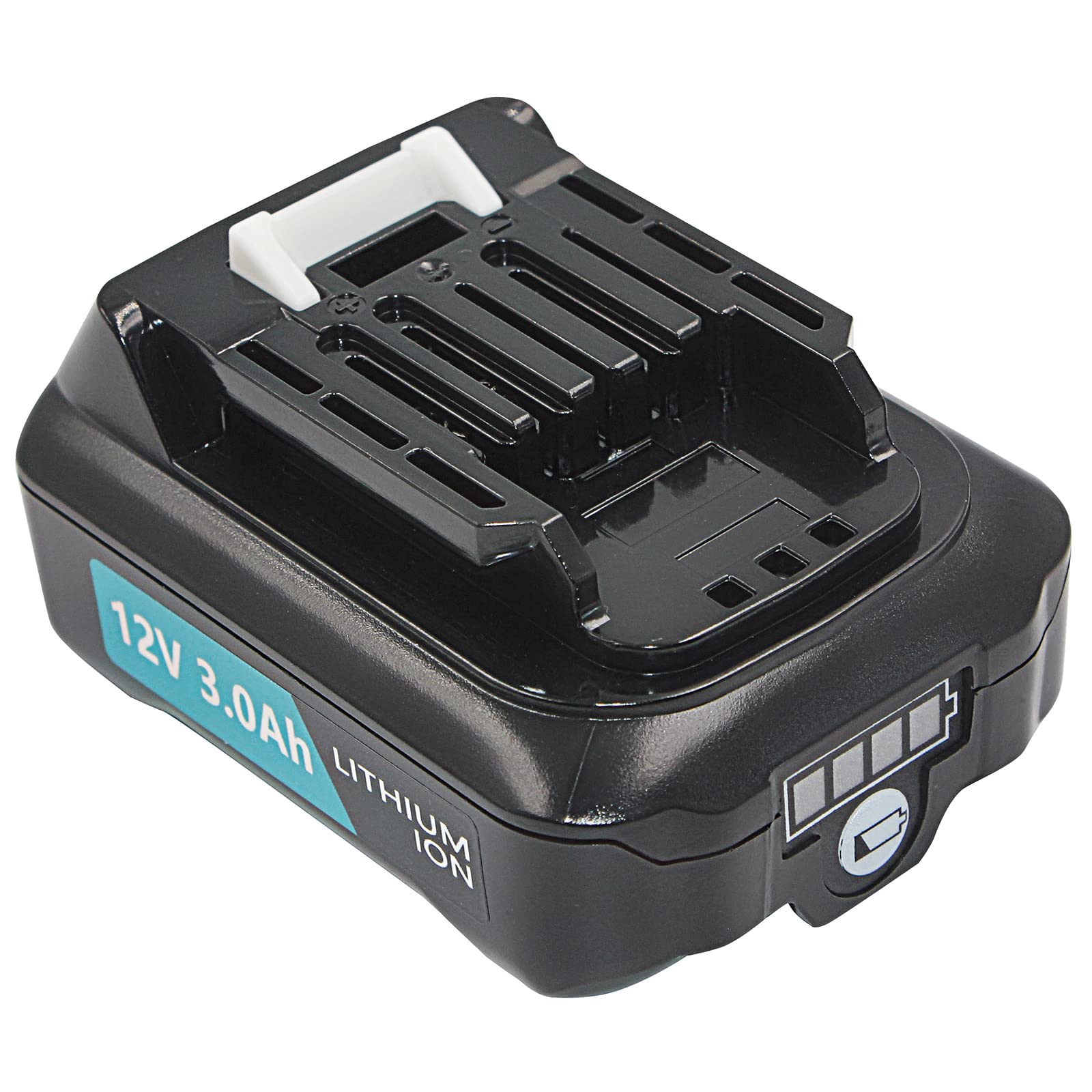 Batteria agli ioni di litio da 12 V 3,0 Ah per Makita BL1021B BL1015 BL1020B BL1041B BL1016 197396-9 632F59-1