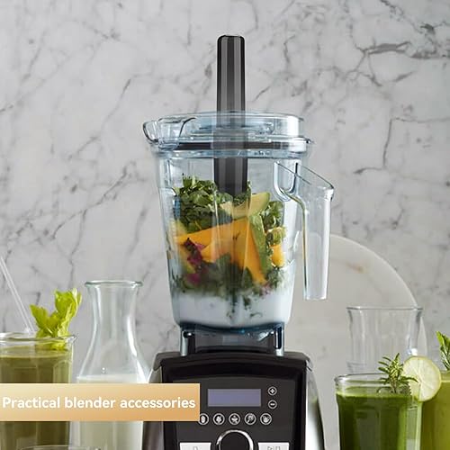 Miniatura 6 de Batidora de tamper de 9.75 pulgadas, repuesto de licuadora de manipulación, pieza de repuesto de plástico reutilizable para batidora