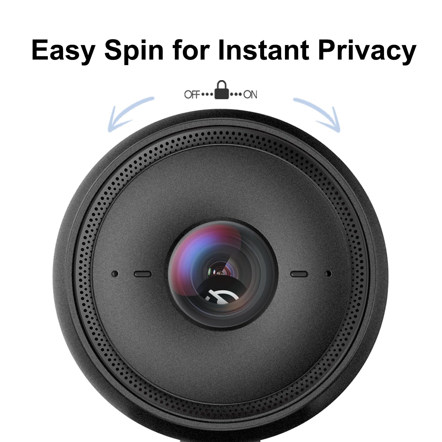 JOYUSING Flip600R - Webcam 4K per streaming, Ultra 4K HD, autofocus PDAF, microfoni con cancellazione del rumore, FOV 73°, correzione automatica della luce, copertura della privacy, telecamera in