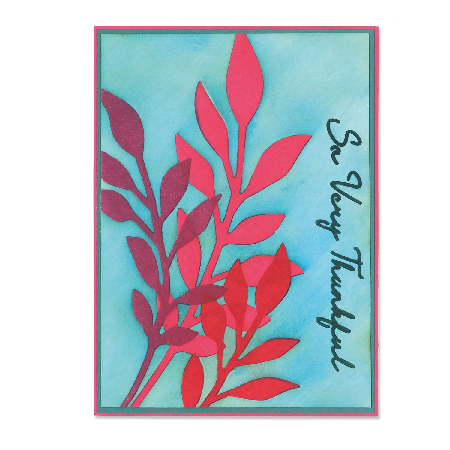Sizzix Layered Stencils - Frond by Stacey Park