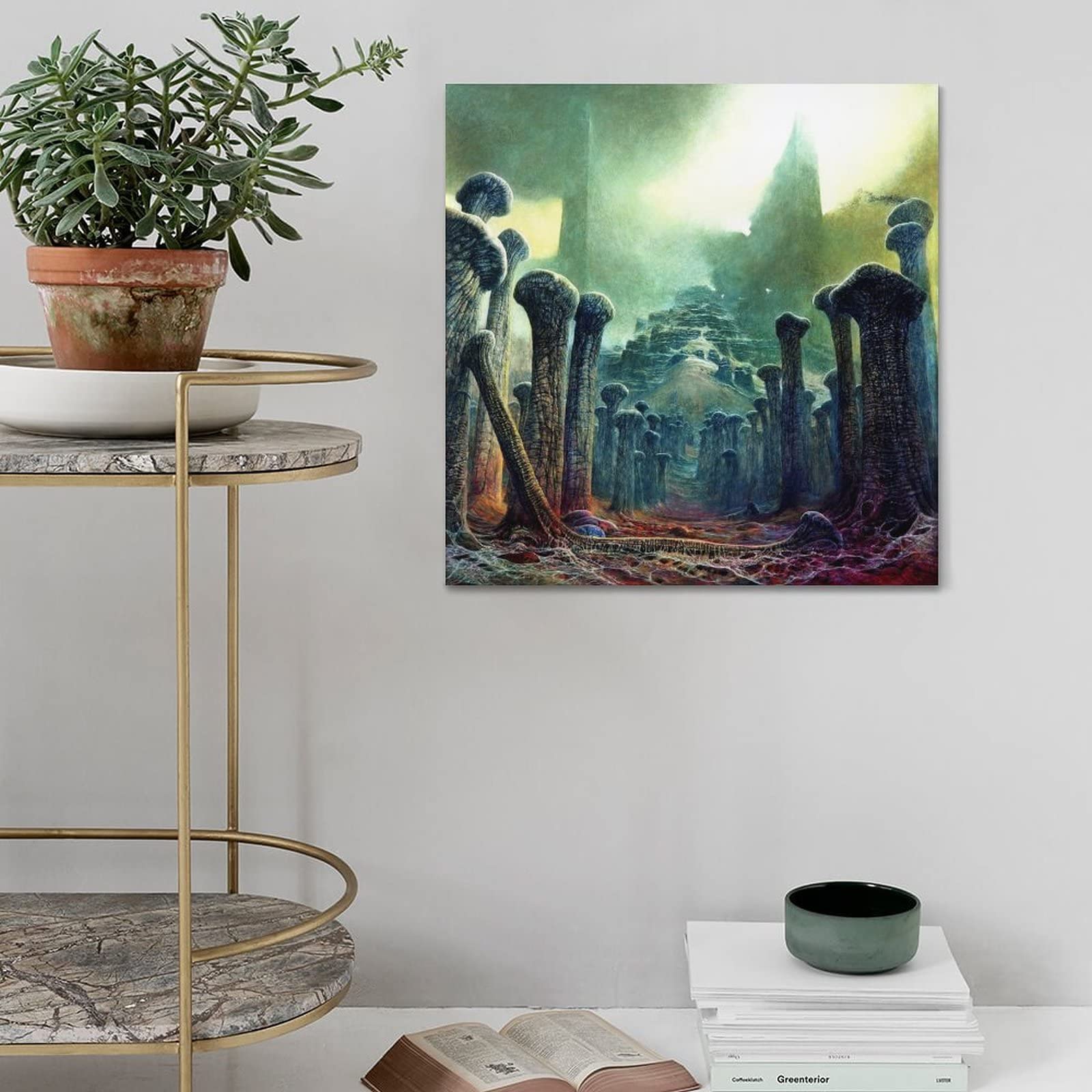 Amazon.com: JAHER Surrealist Work No.29 by Zdzisław Beksinski Art