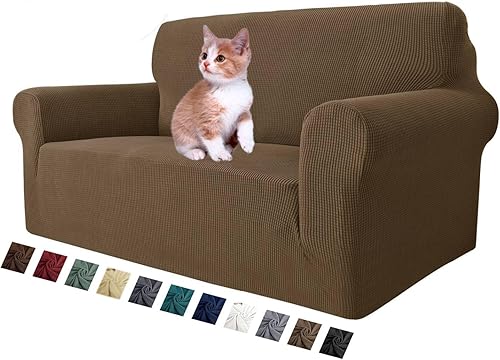 MAXIJIN Funda súper elástica para sofá de 3 cojines, funda universal de 1 pieza para sofá de sala de estar, protector de muebles de elastano, apto