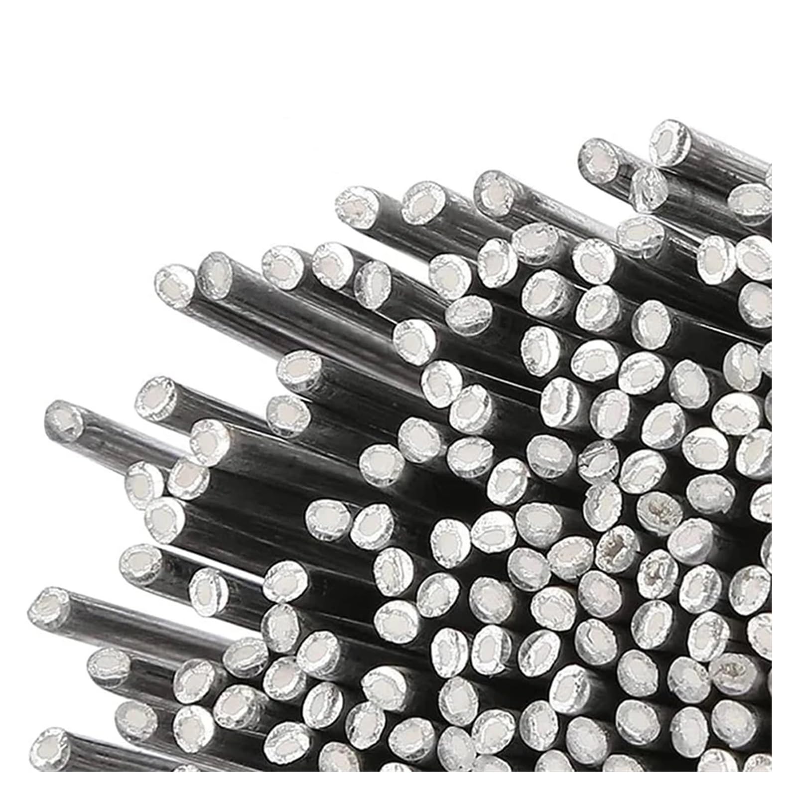 50~10 piezas de varillas de soldadura de aluminio sin necesidad de polvo de soldadura, soldadura fuerte de baja temperatura(2.0x250mm,50pcs)