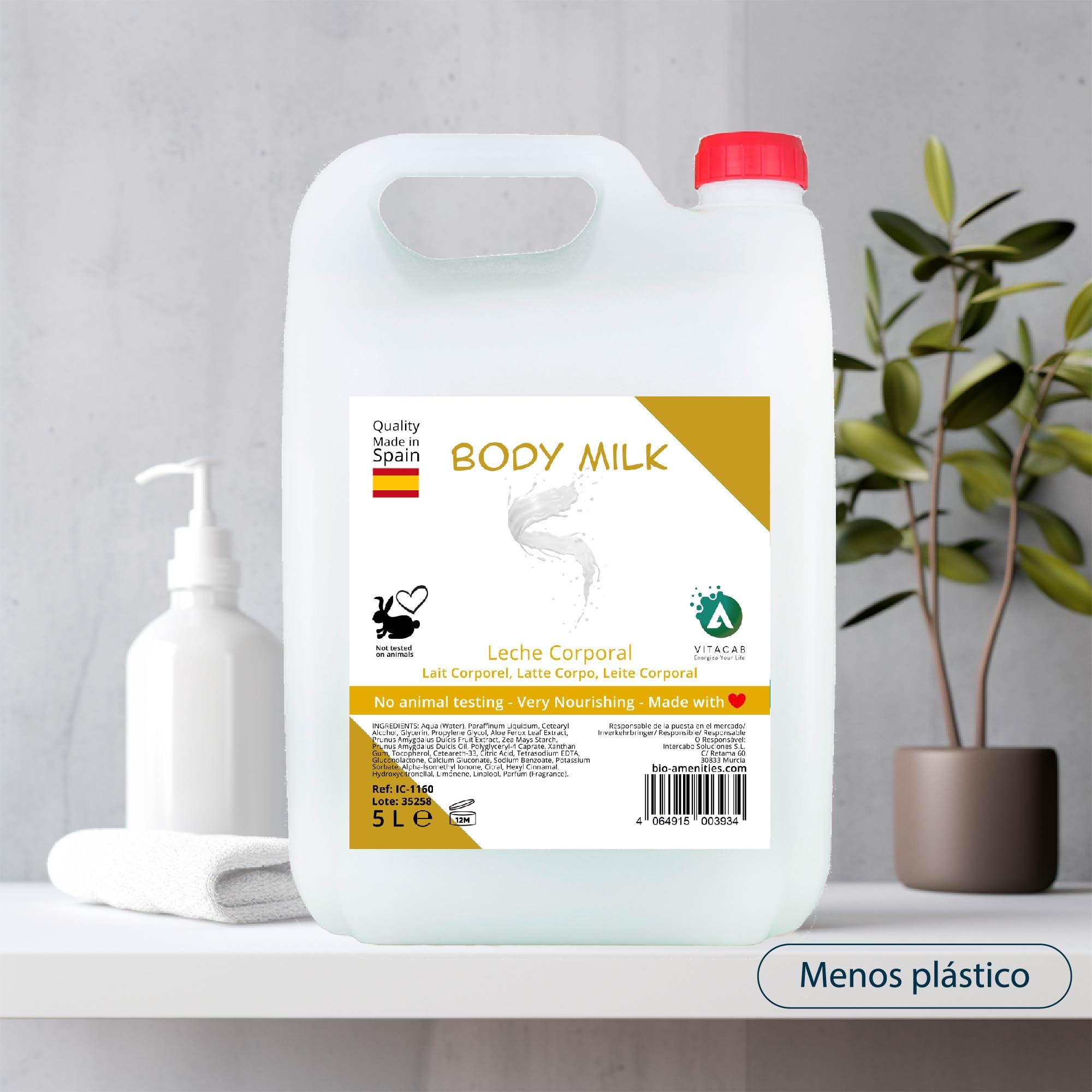 Body Milk Feuchtigkeitscreme - 2er-Pack à 5 L - pH-neutrale Körperlotion zur täglichen Pflege, zieht schnell ein, spendet langanhaltende Feuchtigkeit & sorgt für geschmeidige Haut