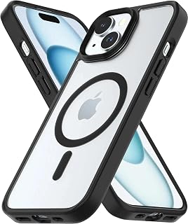 Premium Ultra-Hybrid Silicone Back Cover Case for iPhone 15, Transparent, Shockproof, Crystal Clear Finish, PC Material Price In India