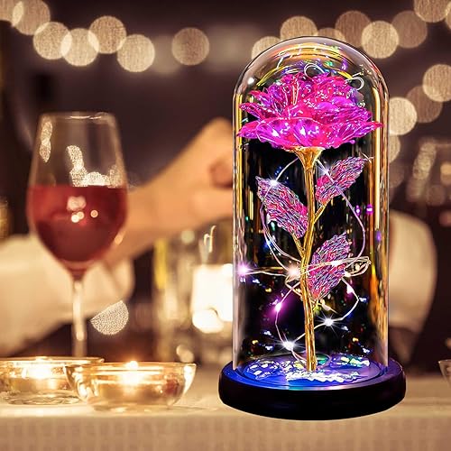 Miniatura 7 de Regalos para el día de San Valentín para ella, regalos de rosas de San Valentín para mujeres, mamá, esposa, novia, esposa, hija, abuela, rosa