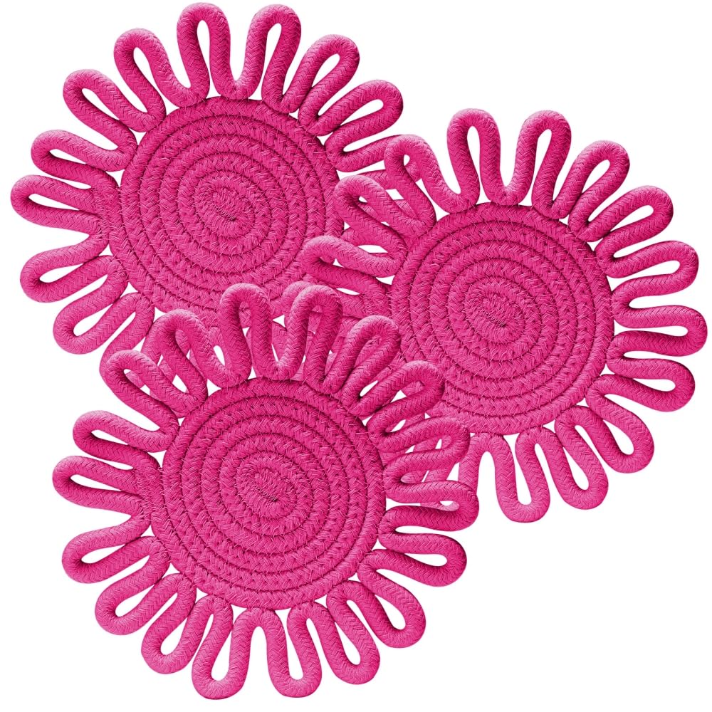 7.5" Trivets for Hot Dishes, 3 Pack Trivets for Hot Pots and Pans