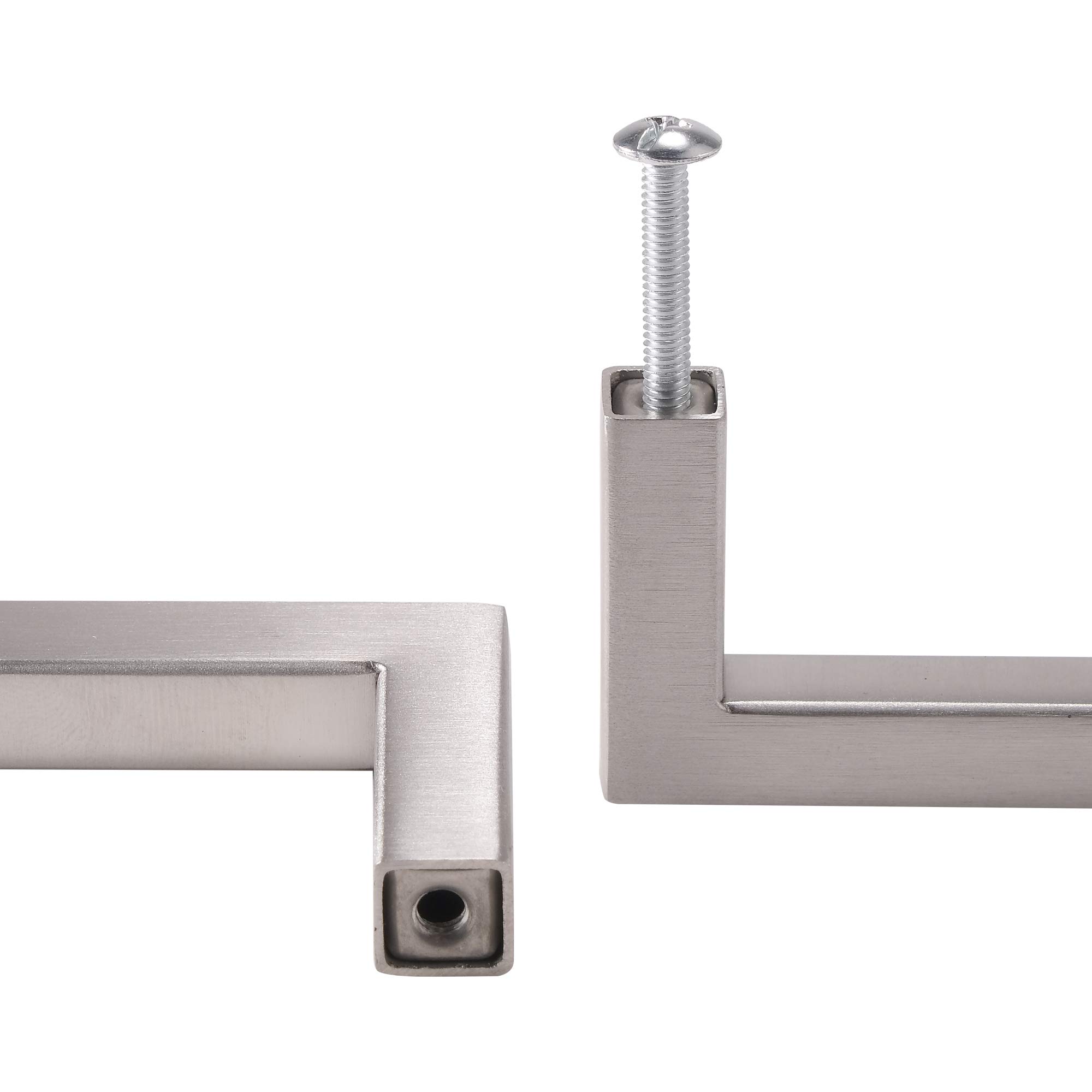 Kastgrepen 128 Mm Gatafstand Stahlia Meubelgrepen Roestvrij Staal (128mm, 15 Stuks) - Voor Keukenkasten & Laden Stahlia Kastgrepen Set