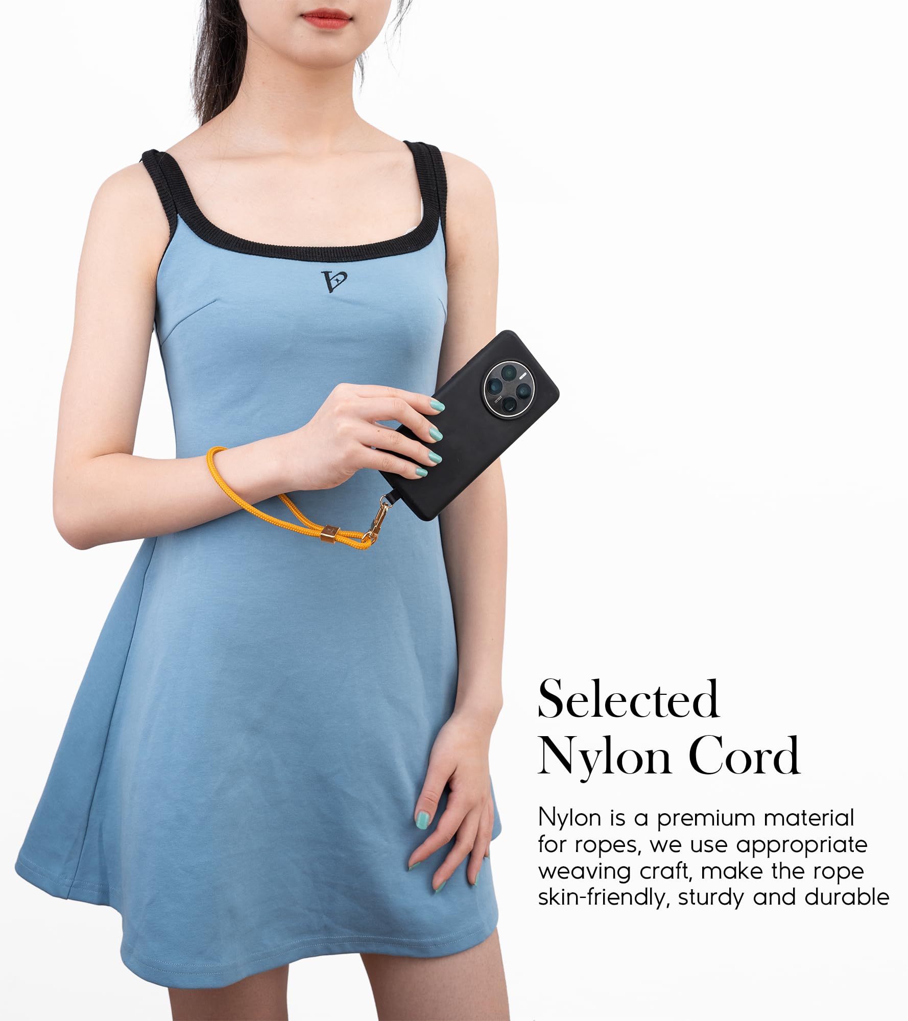 Cordino Per Telefono SENLLY Con Patch Ultra Sottile, Design Minimalista Universale