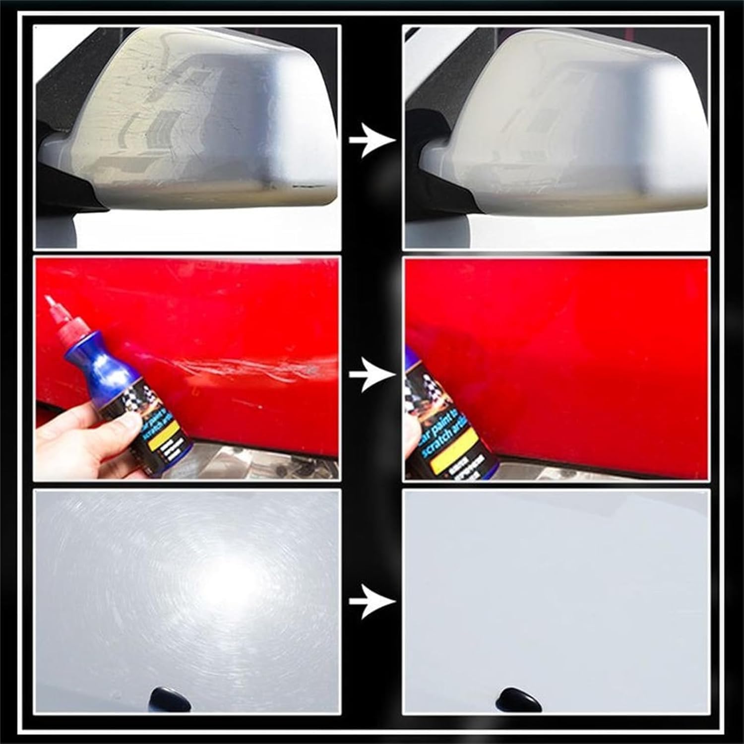 Carscratchwax wosk naprawczy do usuwania zarysowań lakieru samochodowego, naprawa zadrapań do pojazdów, artefakt do zadrapań lakieru samochodowego, zestaw naprawczy do odpryśniętego lakieru