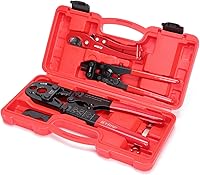 Vista 12 de iCrimp Juego de Herramientas de Crimpado PEX para Anillo de Crimpado de Cobre y Abrazadera de Cincha PEX, Crimpado y Remoción de Accesorios