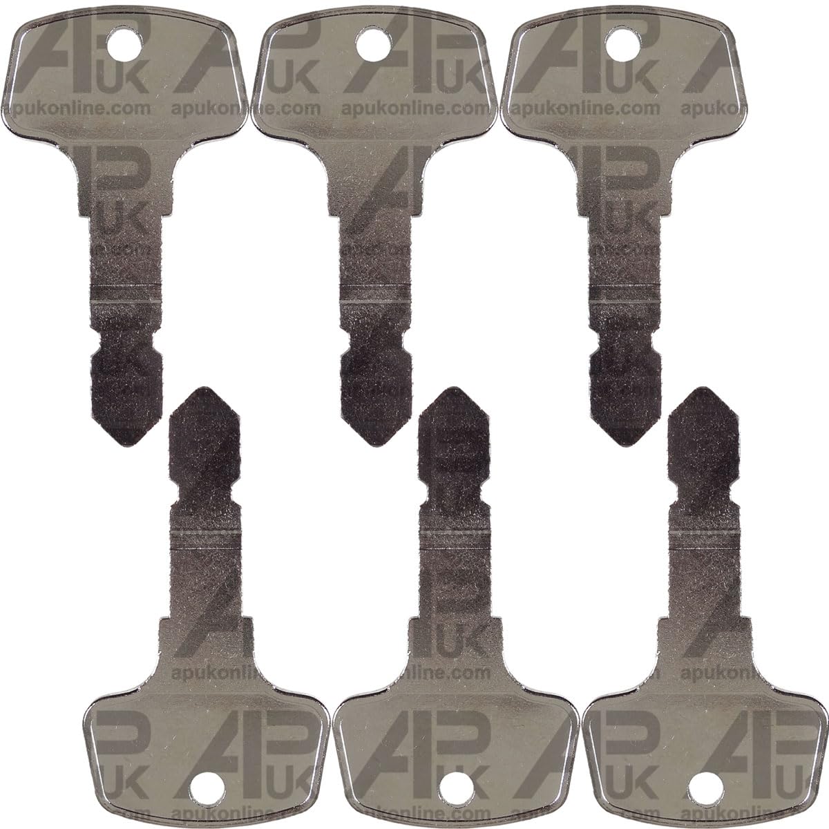 6x Ignition Switch Keys Replacement for Timberwolf Wood Chipper Kubota New B 728 Tractor