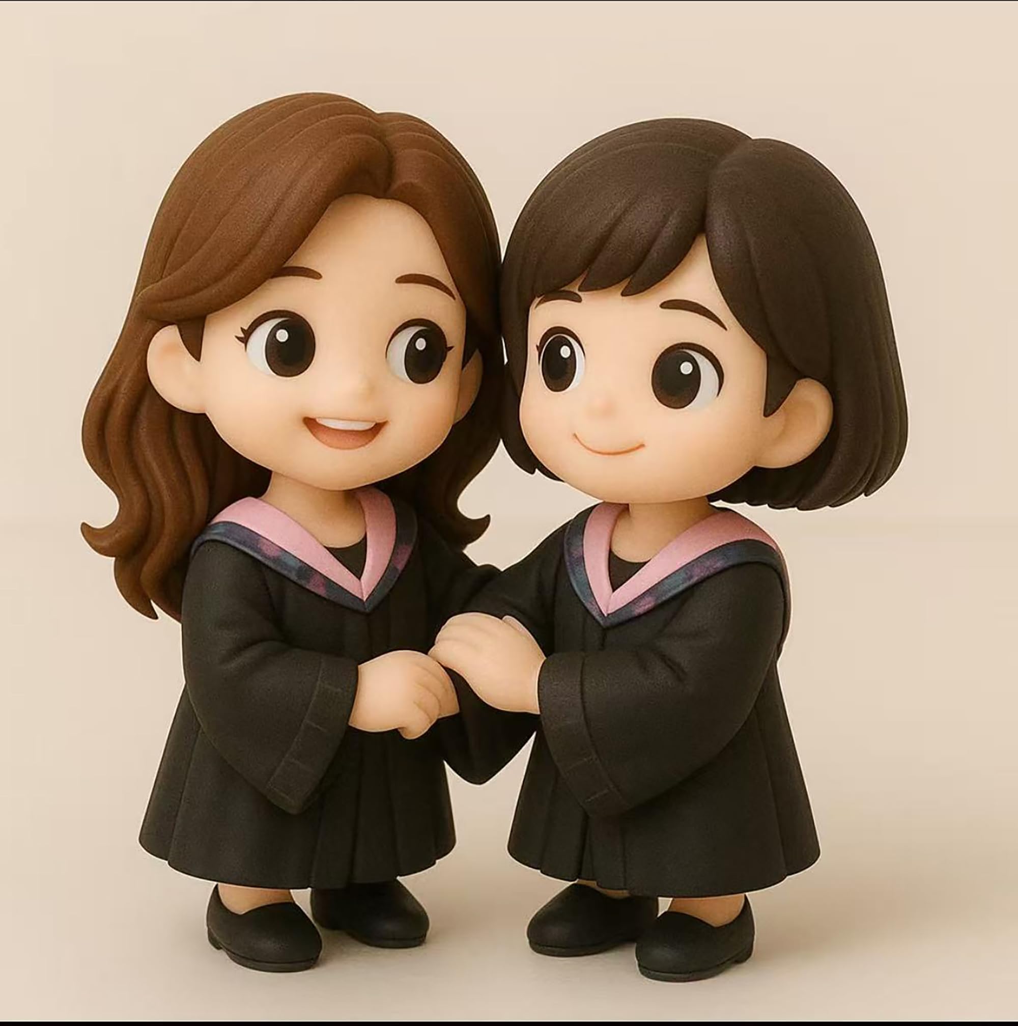 Figura impresa en 3D personalizada de foto o diseño, GPT4 a cartón, estatua Mini-Me (6 cm-10 cm), regalo personalizado, convierte tu imagen en un modelo 3D (1 x 8 cm + 1 x 8 cm)