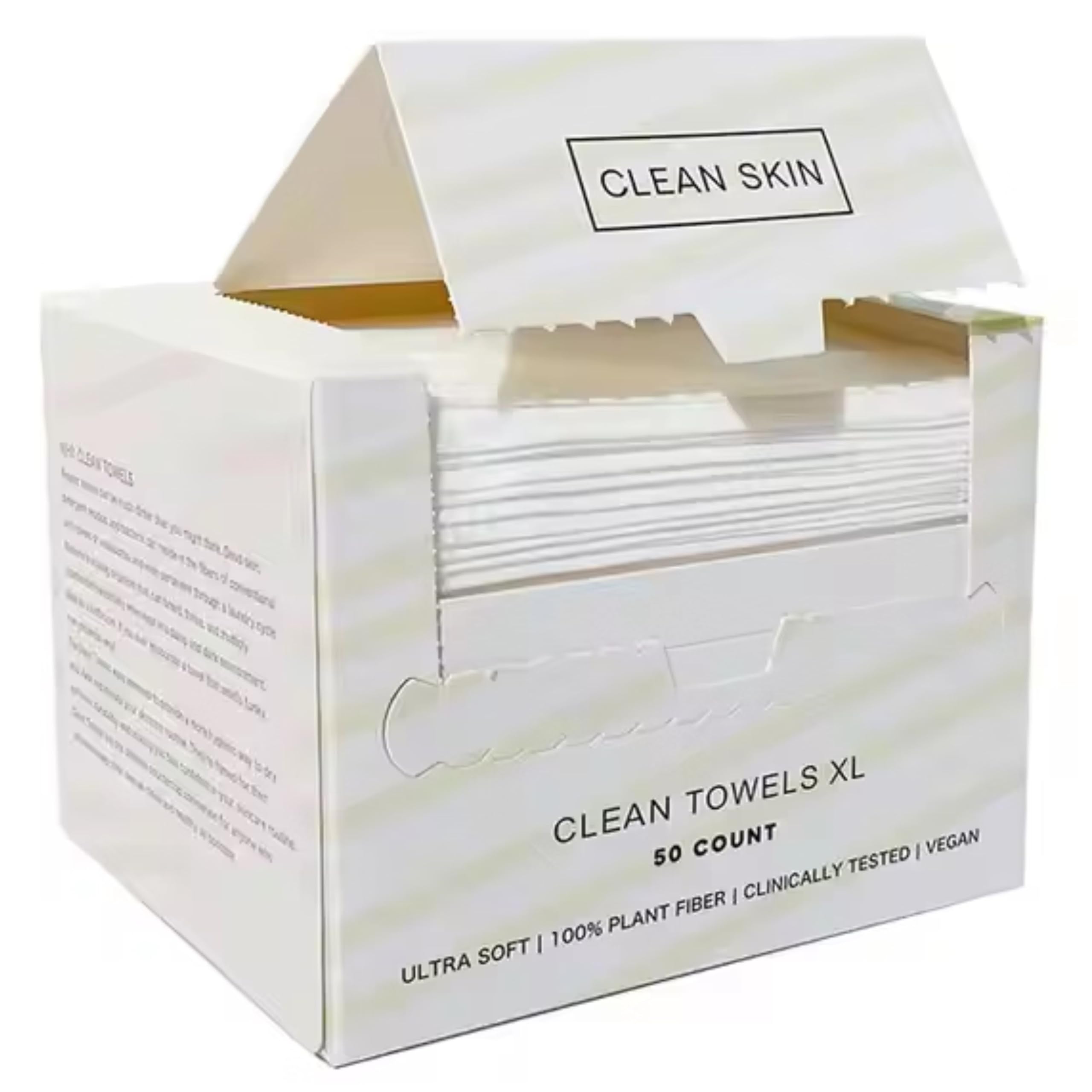 Disposable Cotton Face Towels – Super Soft Face Wipes, Hypoallergenic Makeup Remover Wipes, Suitable for All Skin Types Including Sensitive Skin – Biodegradable Facial Cloths (50 Pack),12X10 Inches-picture-36