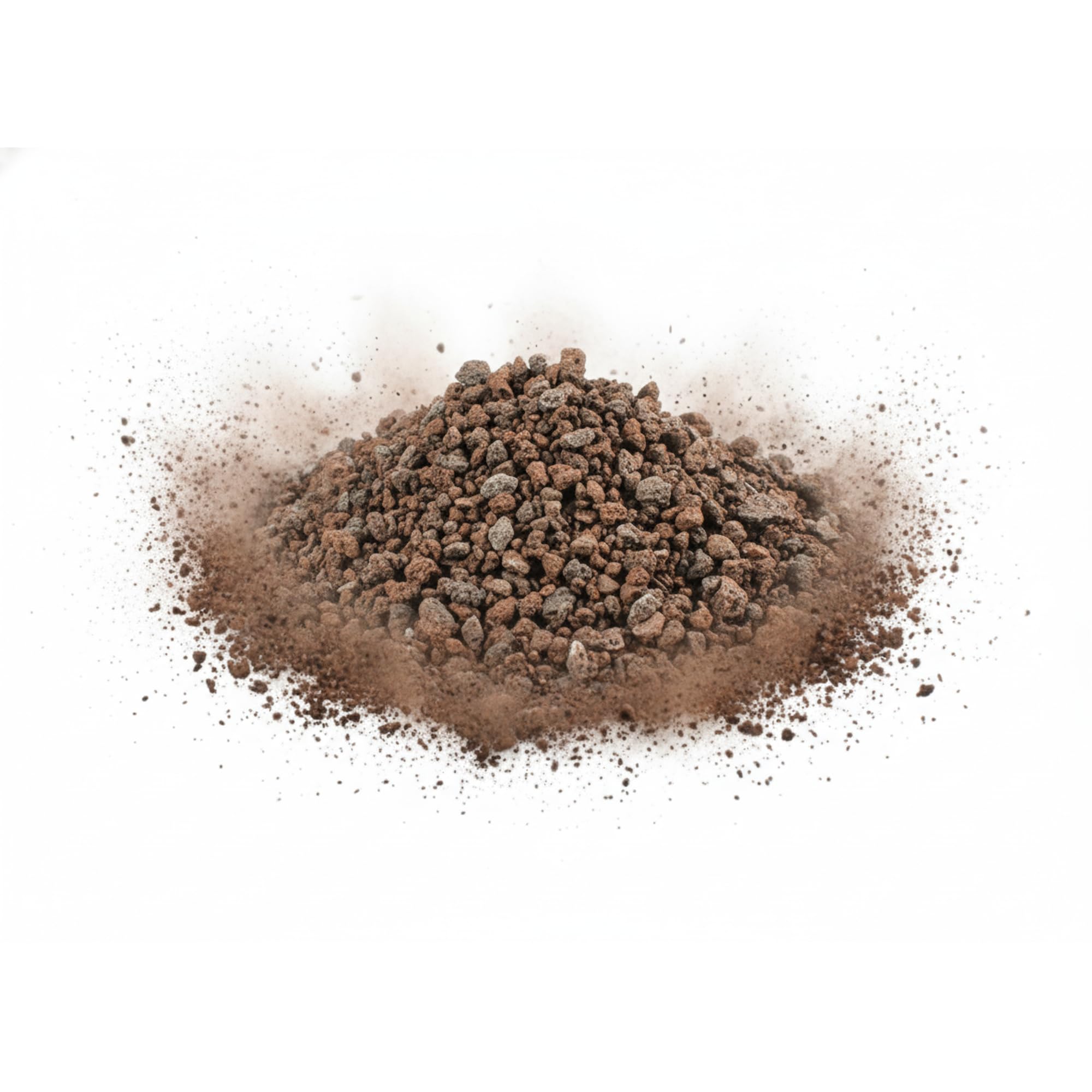 Lava Mulch 8–16mm für Garten und Aquarium, Frostfest, Geruchlos, als Mulch und Dekoration, langfristige Bodenverbesserung - 25kg