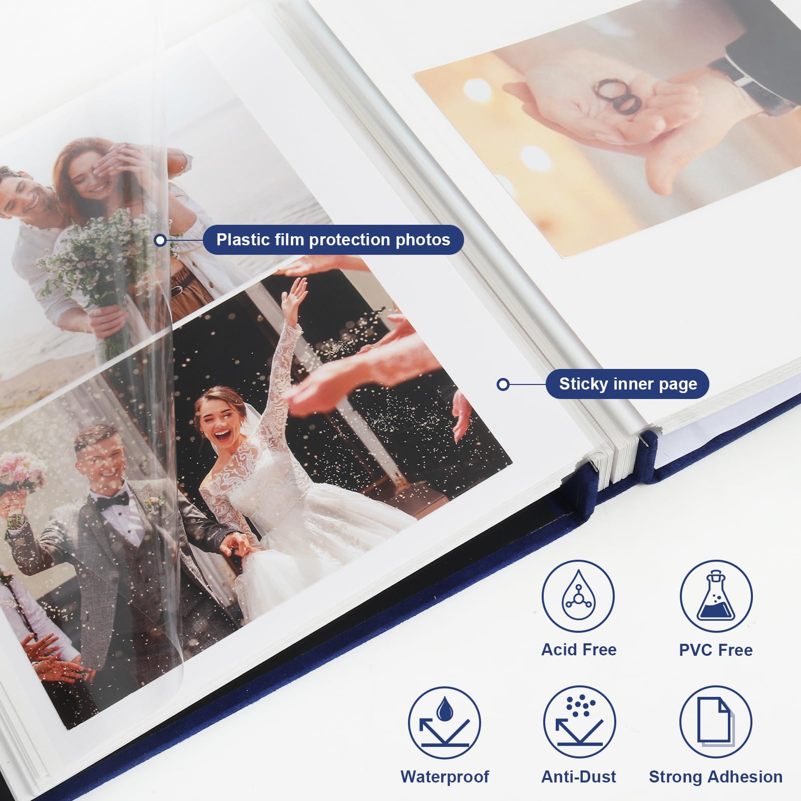 Velvet Photo Album - DIY Scrapbooking -3