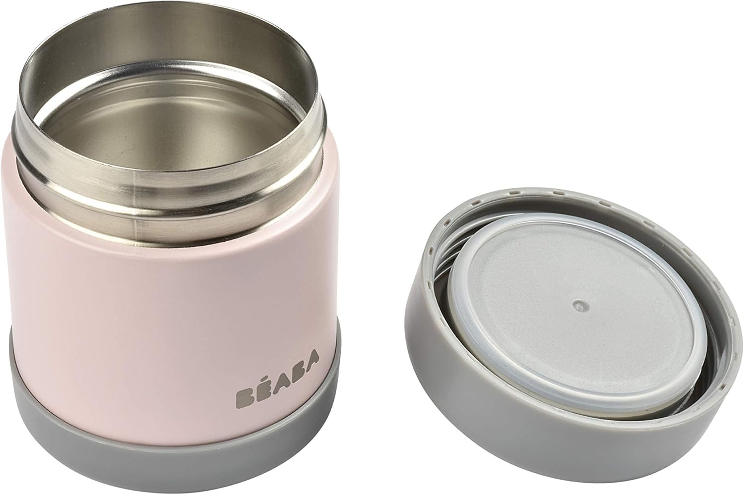 BEABA Stainless Steel Straw Sippy Cup and BEABA Stainless Steel Insulated Food Jar