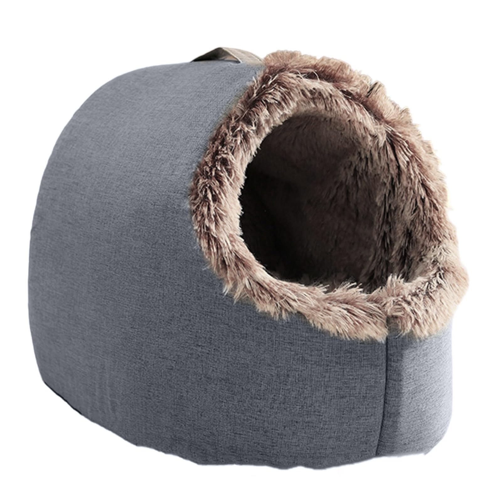 Lit perméable pour petit animal domestique chaud pour temps froid intérieur doux