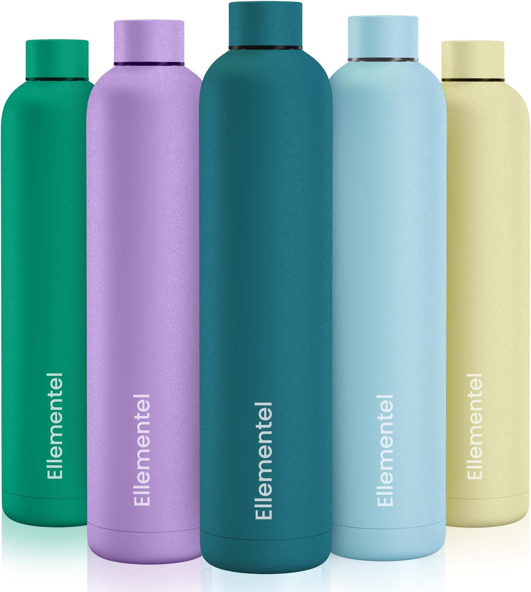 Stainless Steel Water Bottle Large 1000ML/32 OZ - Insulated Double Walled Flask for Hot & Cold Water, Leak-Proof BPA Free for Sports, Office and Gym