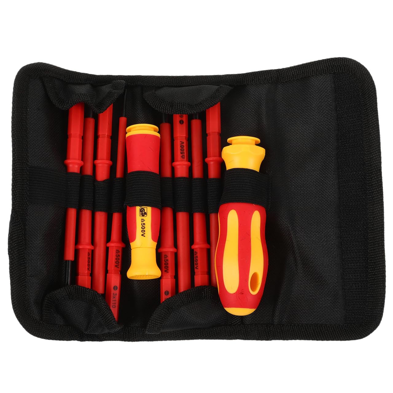 NUOBESTY Jeu De Tournevis Isolés Multifonction Vde Kit D’outils Électriques Pour Électricien Antiglide Réparation Domestique 6 Pièces