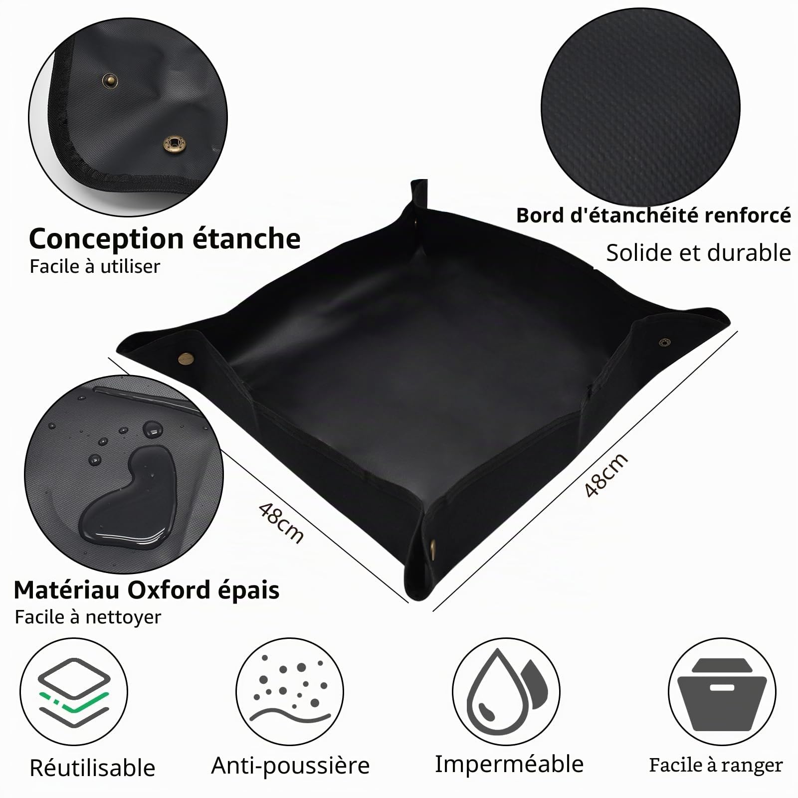 Kit D'outils de Jardin, 17 Pièces Mini Outils de Jardinage avec Pliable Tapis de Rempotage Outils Succulentes Kit D'outils pour Bonsai avec Sac de Rangement à Main pour Intérieur Extérieur