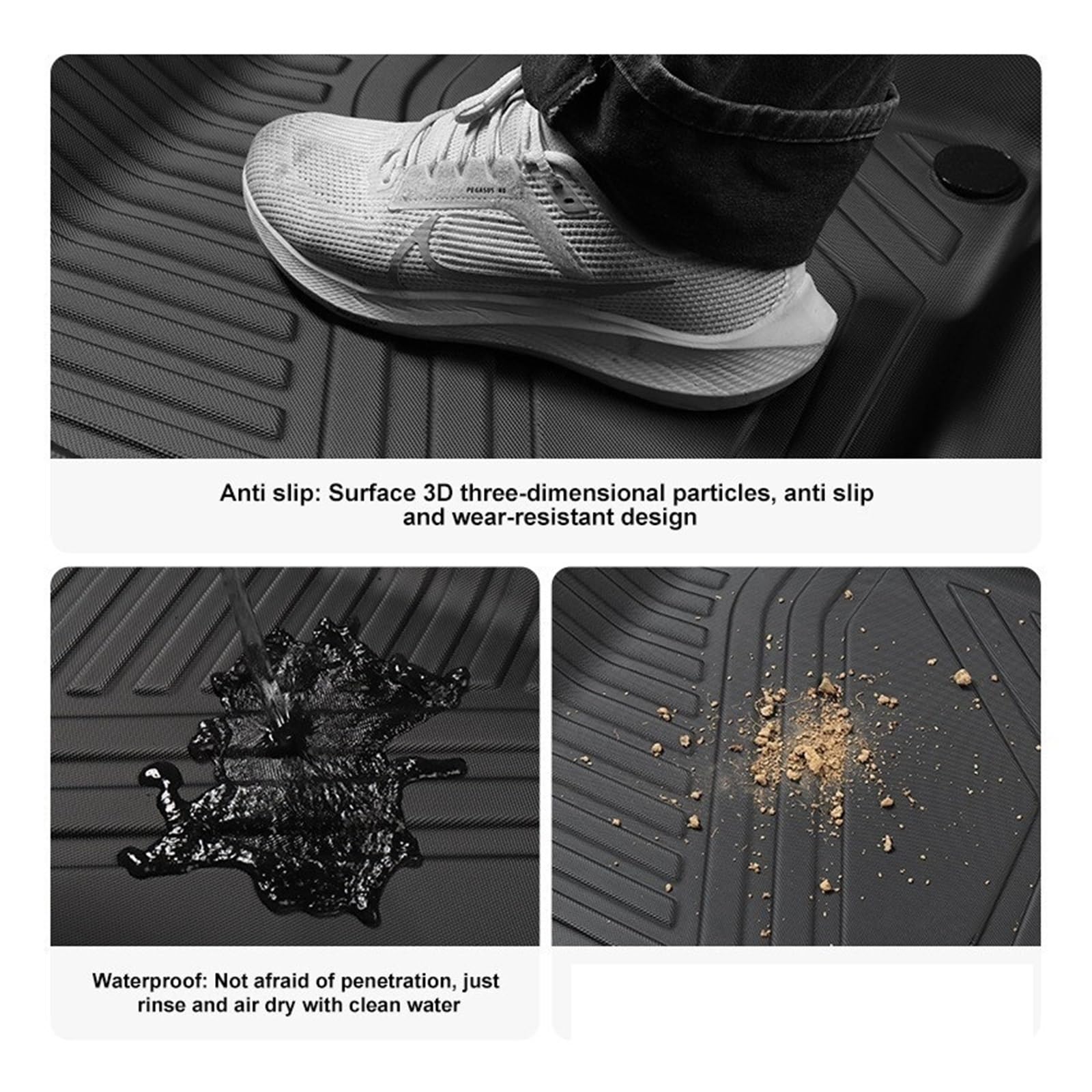 Use Compatible with RHD Changan DEEPAL S7 S07 Car Carpet RHD DEEPAL Trunk Mat AllWeather Car Floor Mat — view 3