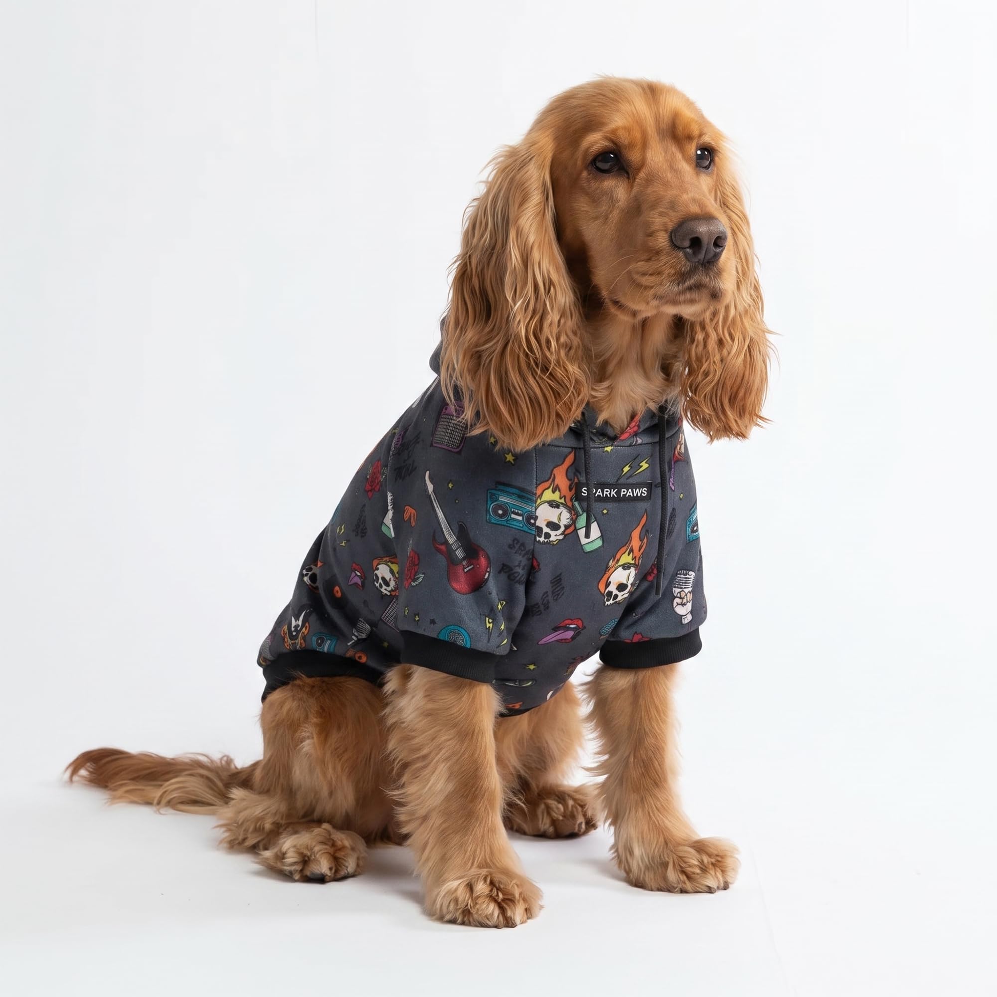 Spark Paws Dog Hoodie - Buttery-Soft Sweater Sweatshirt, Clothes for Puppy