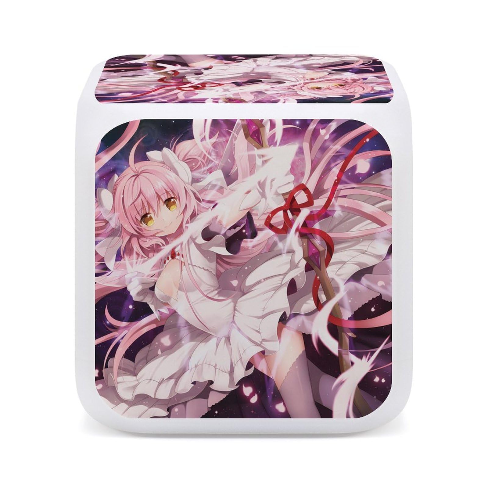 Amazon.co.jp: 目覚まし時計 魔法少女まどか☆マギカ 正方形 約8cm 大