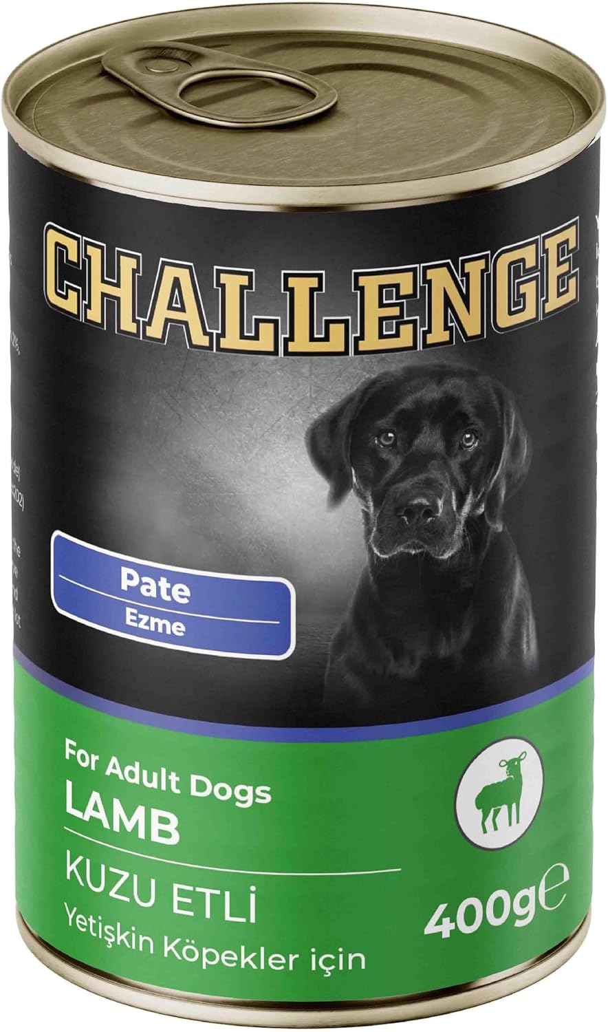 Challenge Konserve Köpek Kuzu Etli Pate 400 gr