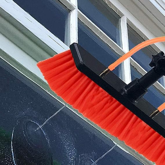 window cleaning equipment, solar panel cleaning kit window cleaning kit, extendable window cleaning pole, ing Brush,3.6-9M Carbon Fiber Telesrod Washing Set Equipment Telesextension Pole for