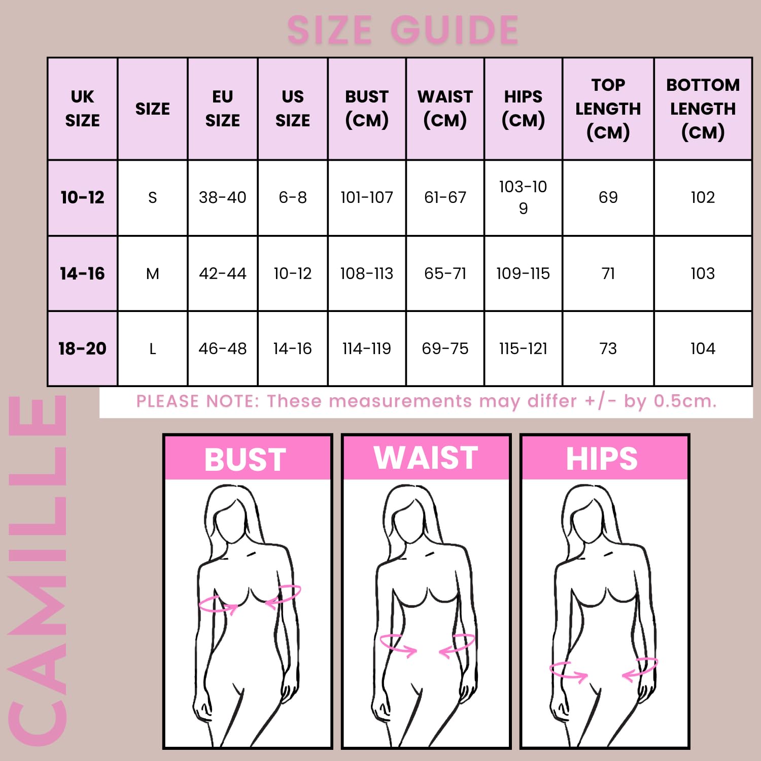 Camille Set di Pigiama Donna