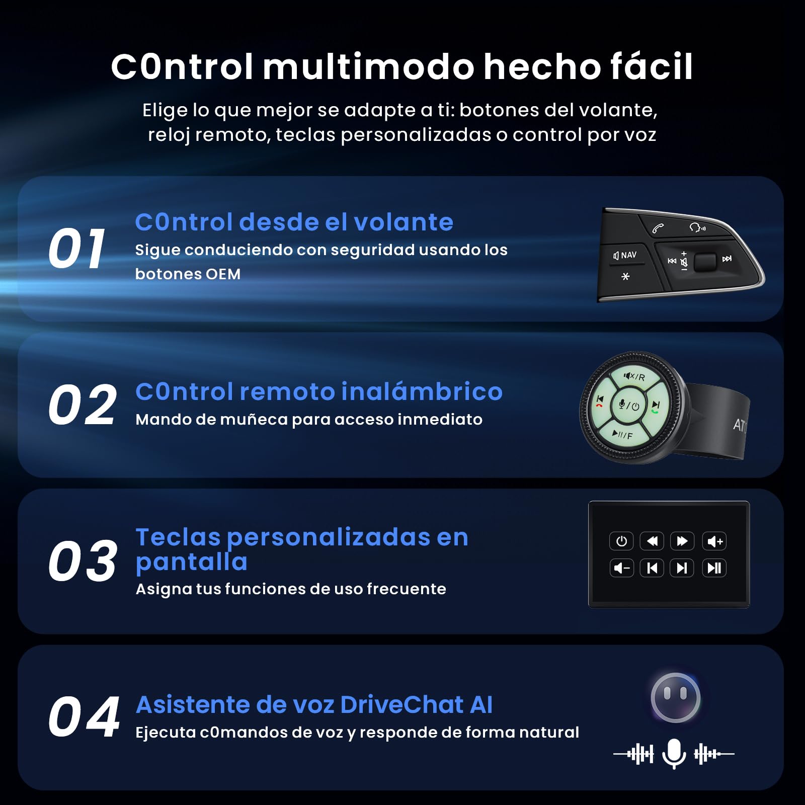 [14,1" QLED] ATOTOZONE Radio Android AI 1 y 2 DIN, Pantalla Flexview, Agente de IA, Alerta Golden Hour, 8G+128G, Sonido 7.1.2 CH, 4G LTE,RCA 4V, CarPlay y Android Auto inalámbricos, HDMI IN, X10G141E