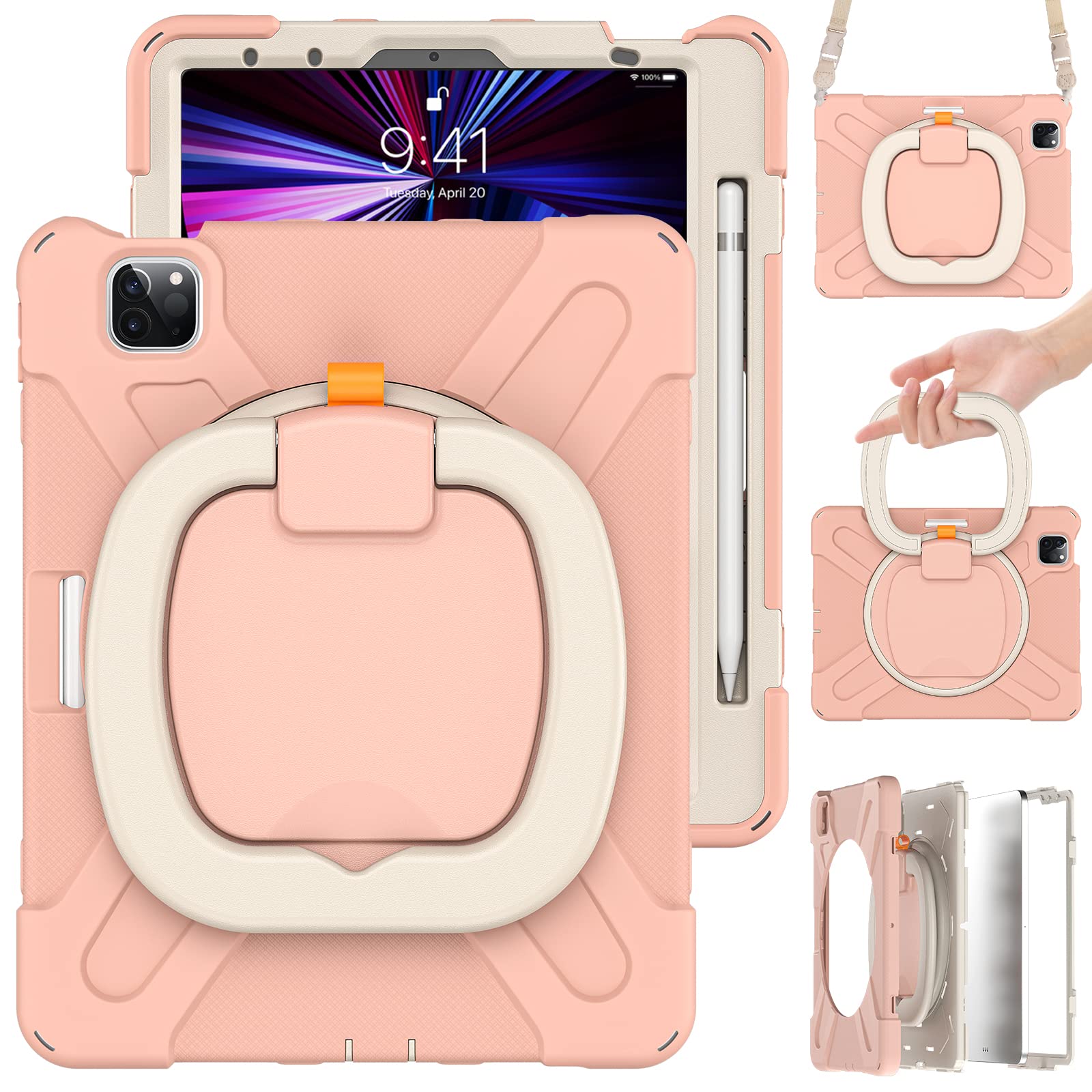Custodia a libro rotante per iPad Pro 11 (2020) 360 Custodia a libro rotante per iPad Pro 11 (2020) 360