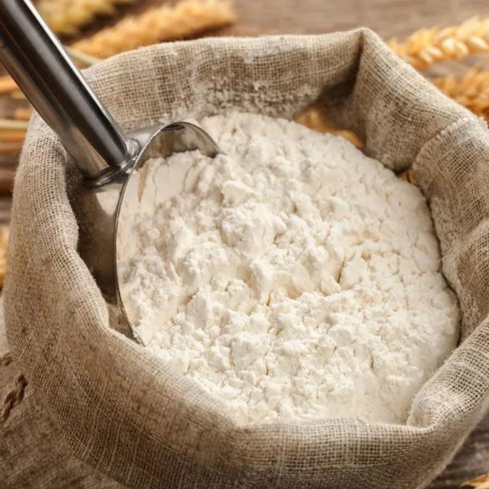 6 sztuk ?opatek do lodu, ze stali nierdzewnej, ma?a ?opatka do odwa?ania m?ki, kostek lodu, m?ki, orzechów, musli i restauracji, baru, na imprezy, kolor srebrny