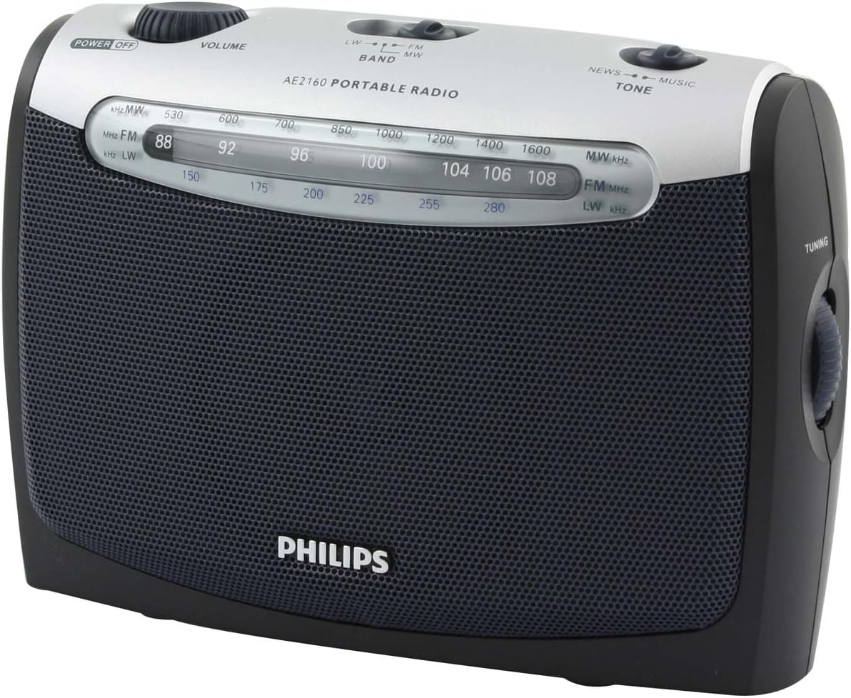 Philips Audio Portable Radio PHILIPS AE2160/ 04 Color Silver, Desktop