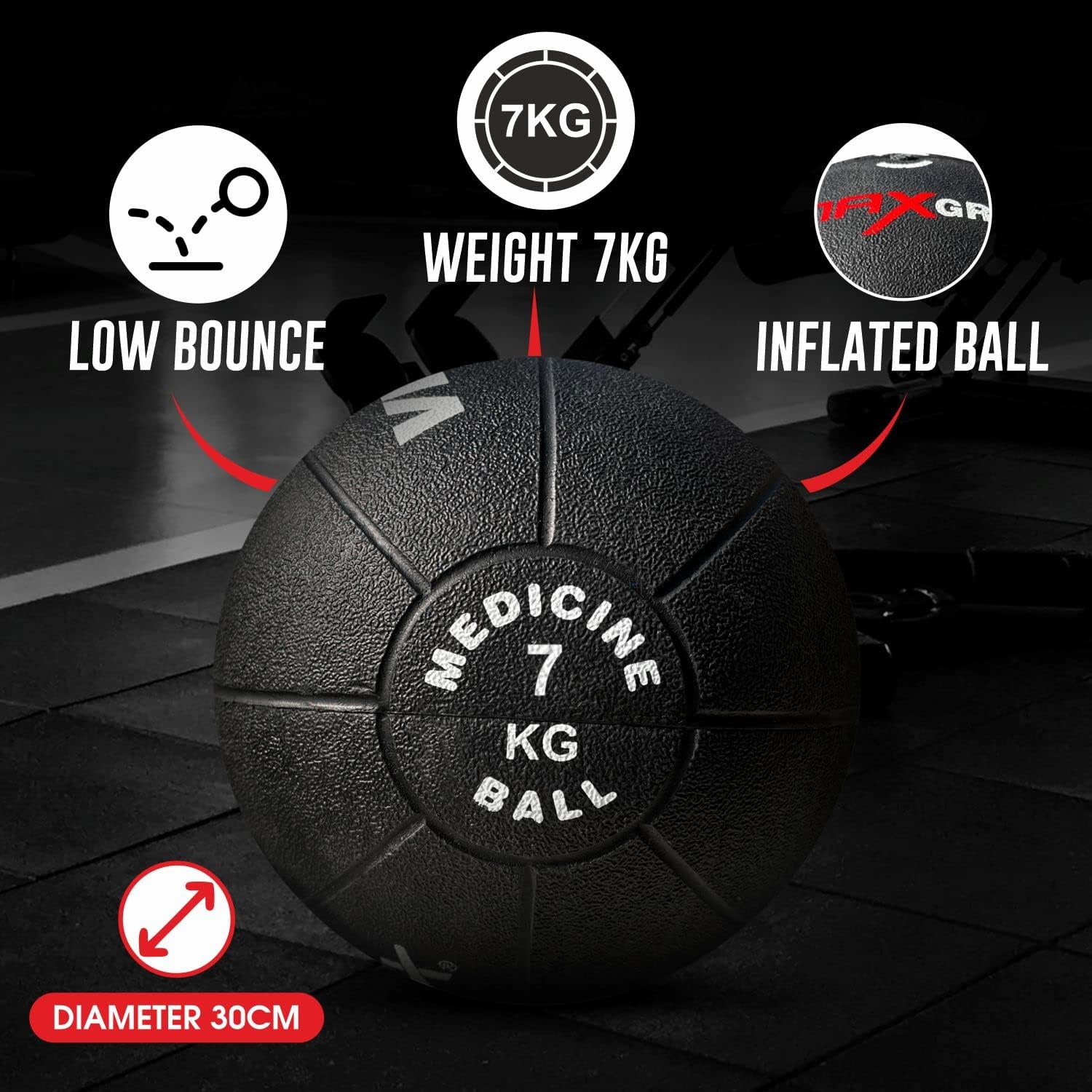 Vector X Medicine Ball for Exercise Ball Workout Fitness Practice Gym Training Heavy Weight Gym Ball