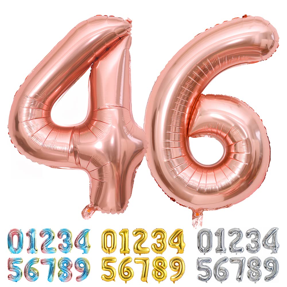 Foil Globo Número 5 Azul 40" (101cm), Inflable Helio o aire, Gigante Numeros 0-9, 10-19, 20-29, 30-100, Grande Globos Decoración para La Boda Aniversario y Cumpleaños Fiestas — view 419