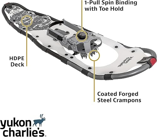 Miniatura 3 de Yukon Charlie's Advanced Spin Snowshoes - Snowshoes for Men & Women - Multiple Models & Sizes