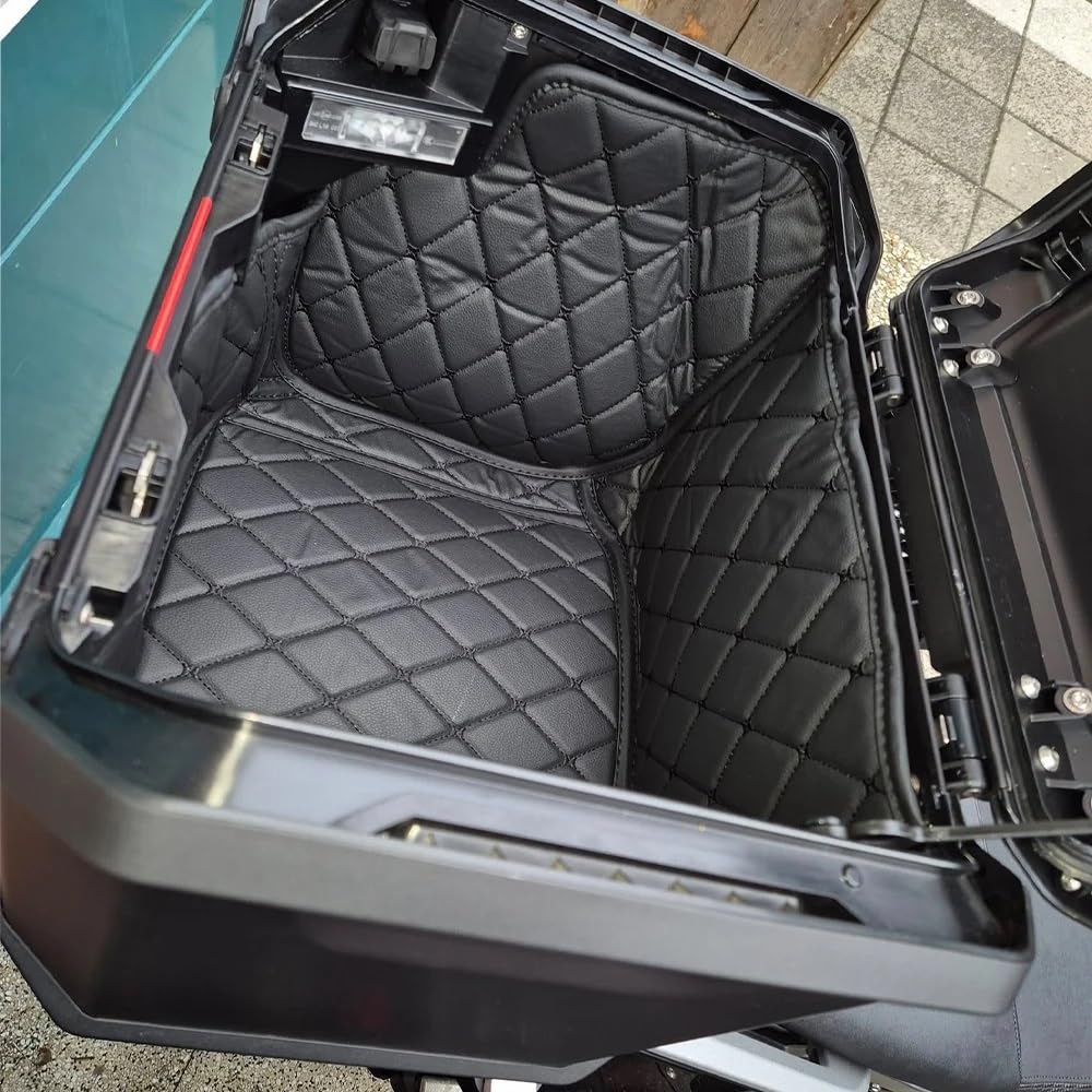 Pasuje do BMW R1300 GS Adventure R1300GS ADV Wewnętrzna podkładka walizki Top Box Podkładki amortyzujące Side Case Lnterior Pannier Linings Mat do Ładowania dla Motocykla(1 SET Silver wire)