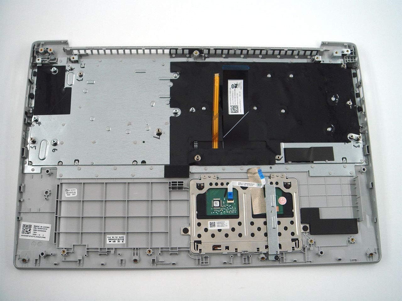 Bayjebu Parts for Lenovo ideapad 330S-15IKB 330S-15ARR 15.6 inch Palmrest Keyboard Bezel US-English Backlit Keyboard 5CB0R07410