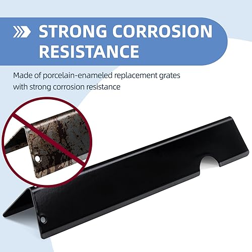 Miniatura 6 de OTAMECE Heat Shield - Piezas de repuesto para parrilla de gas Weber Genesis II 200 Series E210 S210 LX E240 LX S240, juego de 2+3 barras