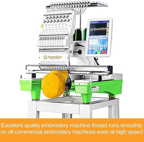 Miniatura 6 de New brothread - Solo carrete enorme los 5000M cada hilo 40WT de la máquina del bordado del poliéster para las máquinas comerciales y nacionales -