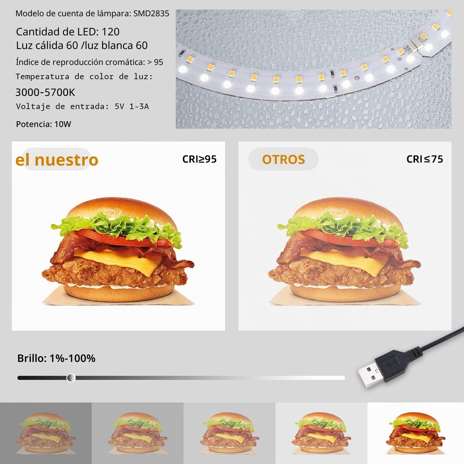 Lightdow - Caja de luz para fotografía, 30 cm x 30,5 cm, mini tienda de disparo portátil con 120 luces LED regulables y 6 telones de fondo, caja de fotos para pequeños productos