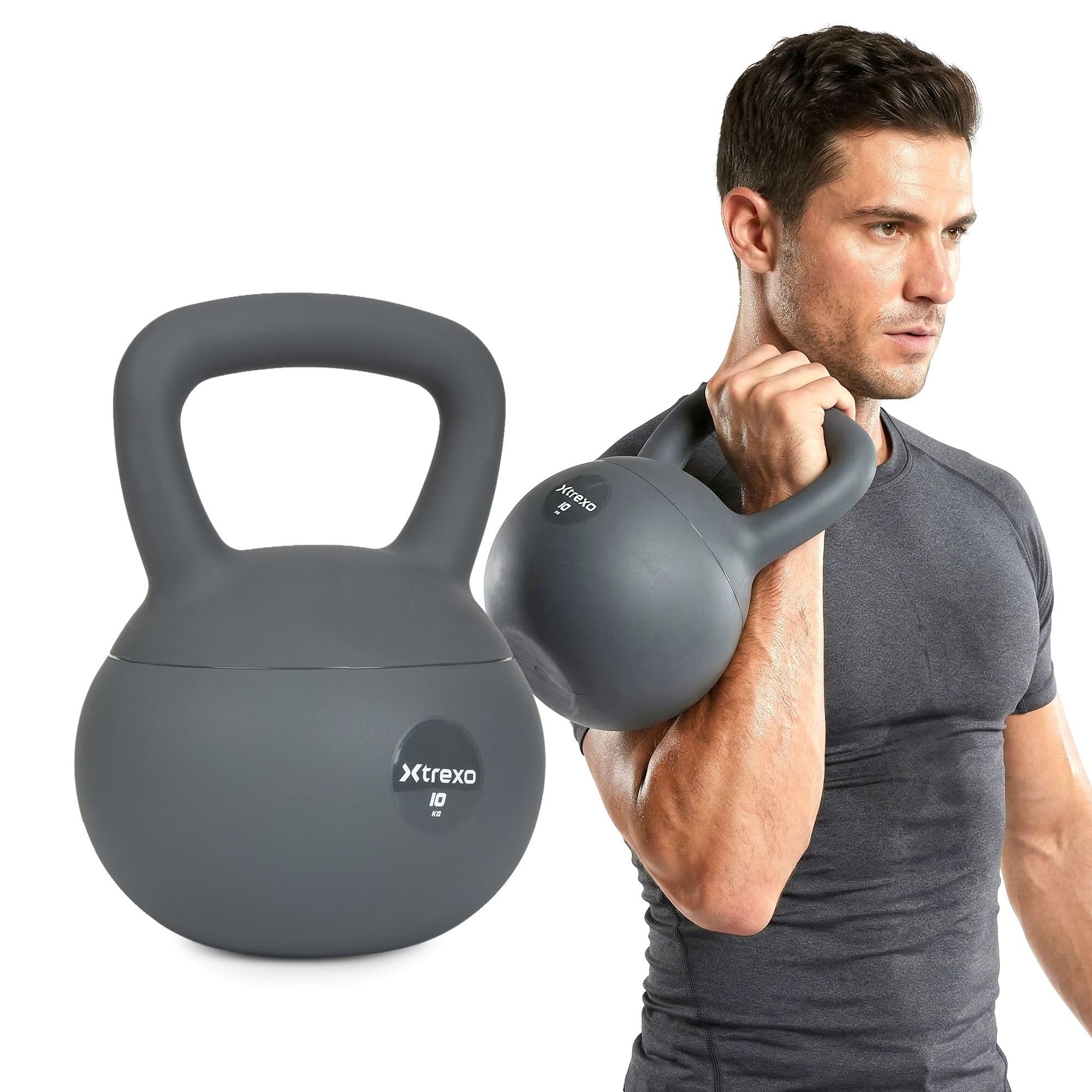 Soft Kettlebell 6–12 kg – Bodenschonend & Geräuscharm – Synthetische Hülle mit Füllmaterial – für Kraft- & Functional Training zuhause