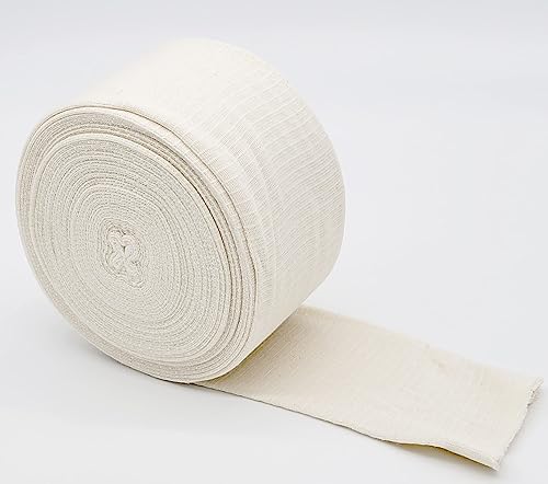 Miniatura 5 de Vendaje elástico tubular de soporte  Rollo de vendaje de compresión tubular elástico reutilizable para piernas, rodillas, muslos, brazos y codos,