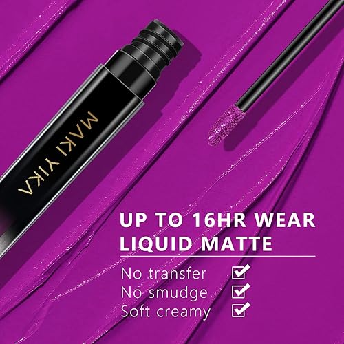 Vista 130 de Lápiz labial marrón nude para mujer, color permanece de larga duración, sin manchas, lápiz labial líquido mate a prueba de transferencia