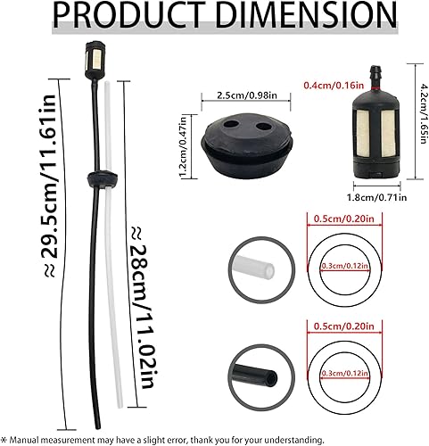 Miniatura 9 de FLMLF Kit de filtro de aceite de tubería con tapa de depósito de combustible para motor zenoah chongyang motor para Hpi Baja Rovan King Motor 5B 5T