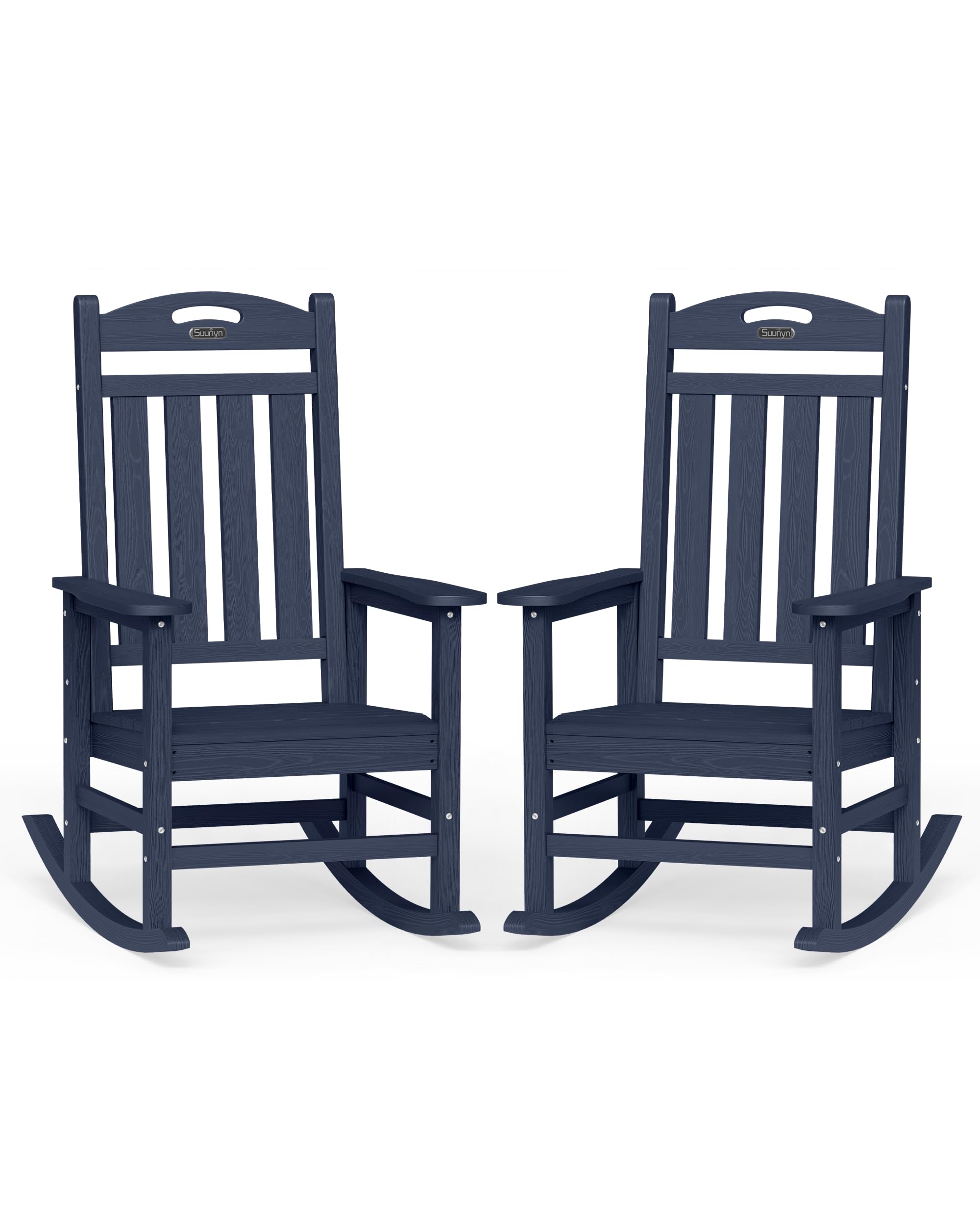 Outdoor Rocking Chairs Set of 2,Oversized Rocking Chair,All Weather
