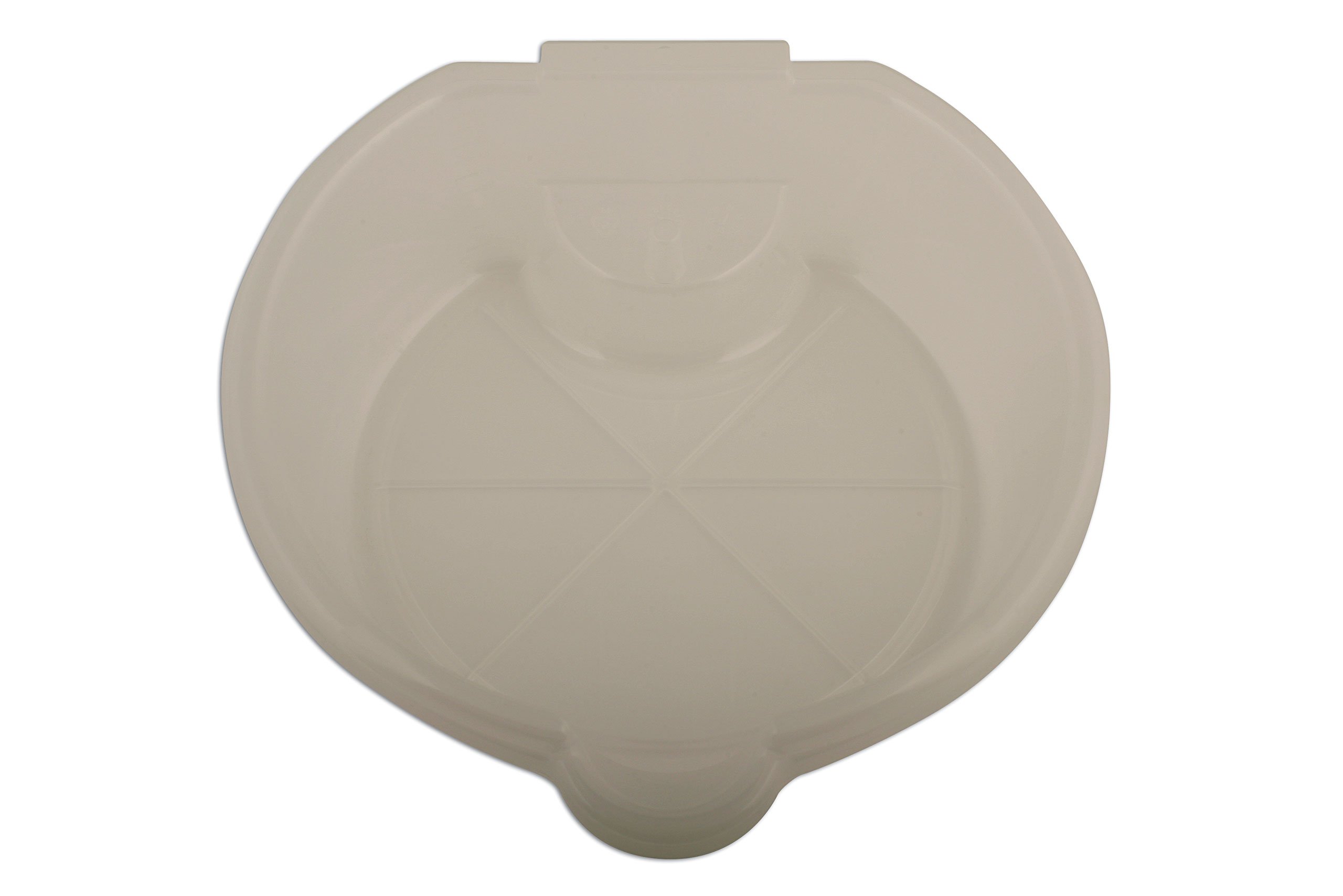 LASER 5681 Waste Oil Receiving Pan 4.5 L With Spout Clear Rigid Plastic Design